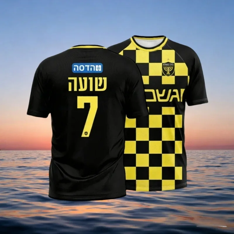 

Новая футболка ФК «Бейтар Иерусалим» 2026 года, номер 11, мужская и женская, с коротким рукавом, дышащая, удобная, модная, для серфинга и пляжа