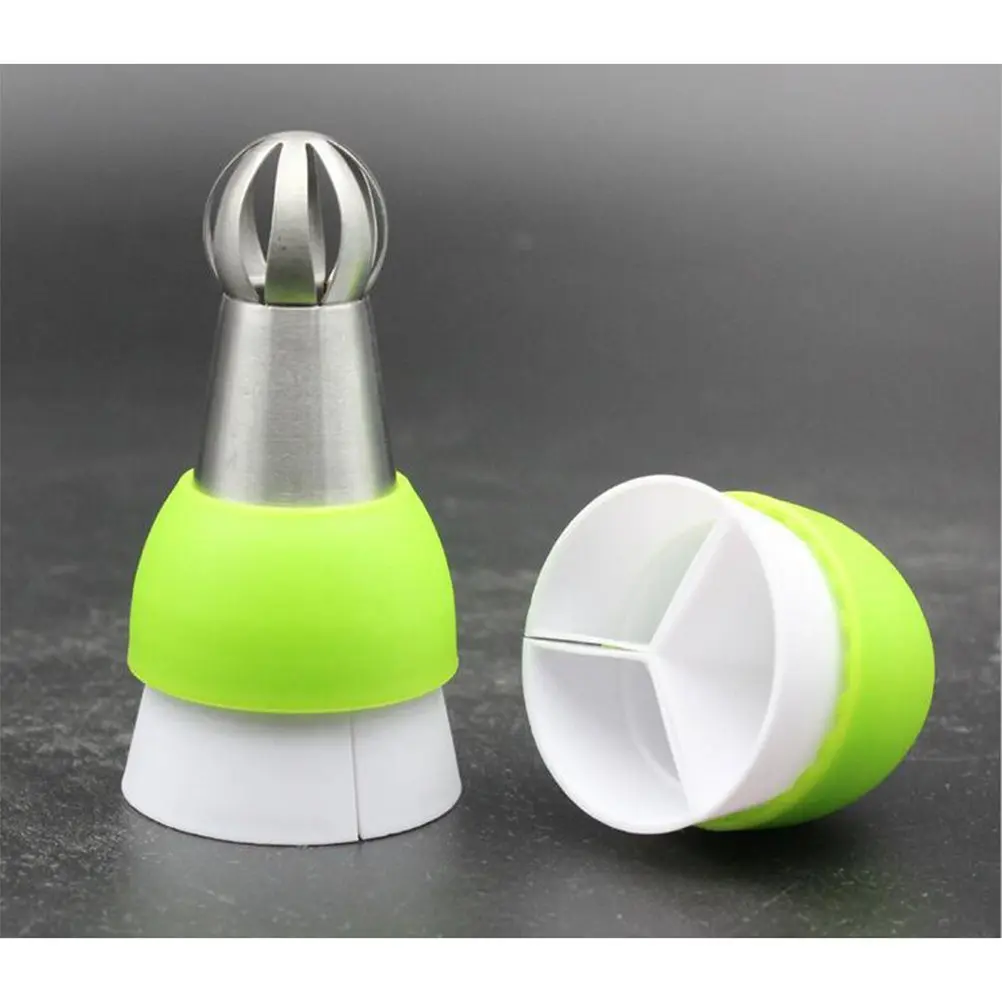 4Pcs Piping Nozzle Couplers Russian Style Large Tip Converter Quick Swap Without Discarding Bags Cupcake Fondant Cookie Cream