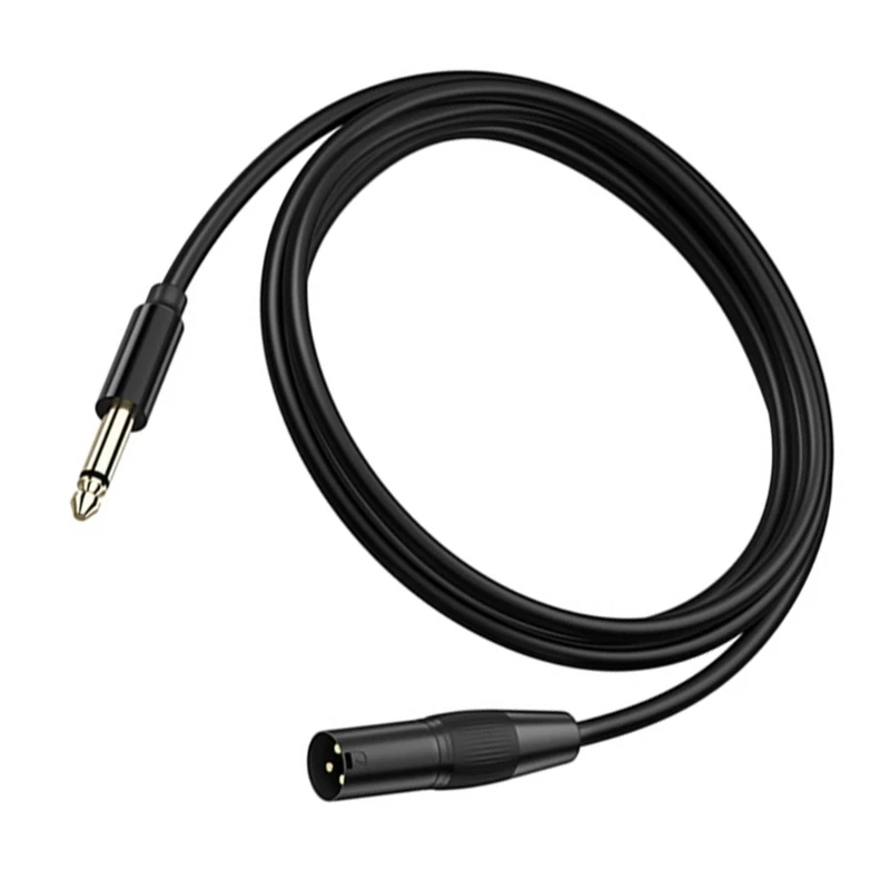 Professional 6.35 มม.ชาย 3Pin ชาย Balanced สำหรับไมโครโฟนลำโพงคอนโซลเสียงเครื่องขยายเสียง Mixer CABLE