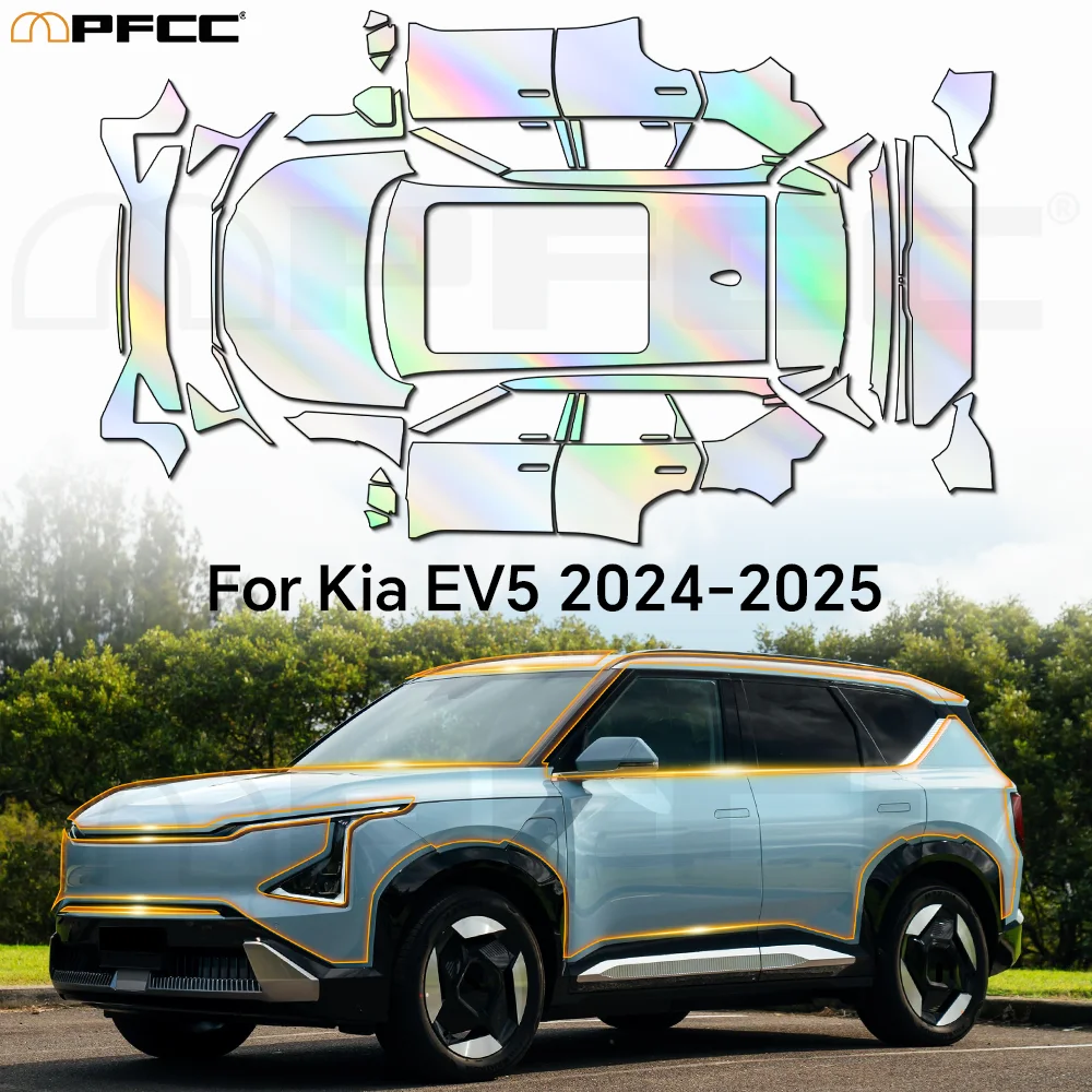

9Mil For KIA EV5 2024-2025 TPU Paint Protection Film Car Body Pre-cut PPF Clear Kit Anti-scratch Invisible Resistant Covers