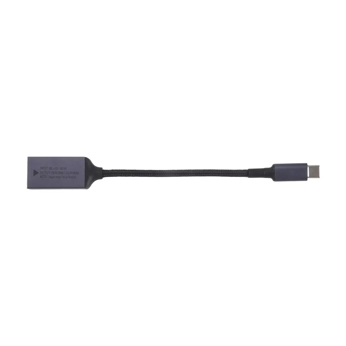 ABQX PD100W for DC Square Jack to USB Type-C Converter Charging Cable Compatible with for Laptop Charger