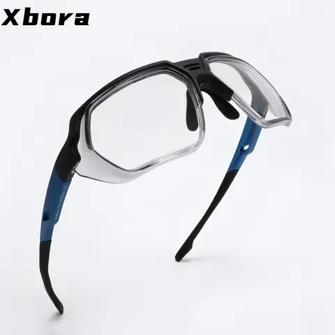 Xbora High-quality Men and Women Sports Cycling Glasses Windproof Stylish Big Size Optical Prescription Eyeglasses Frame KL06-01