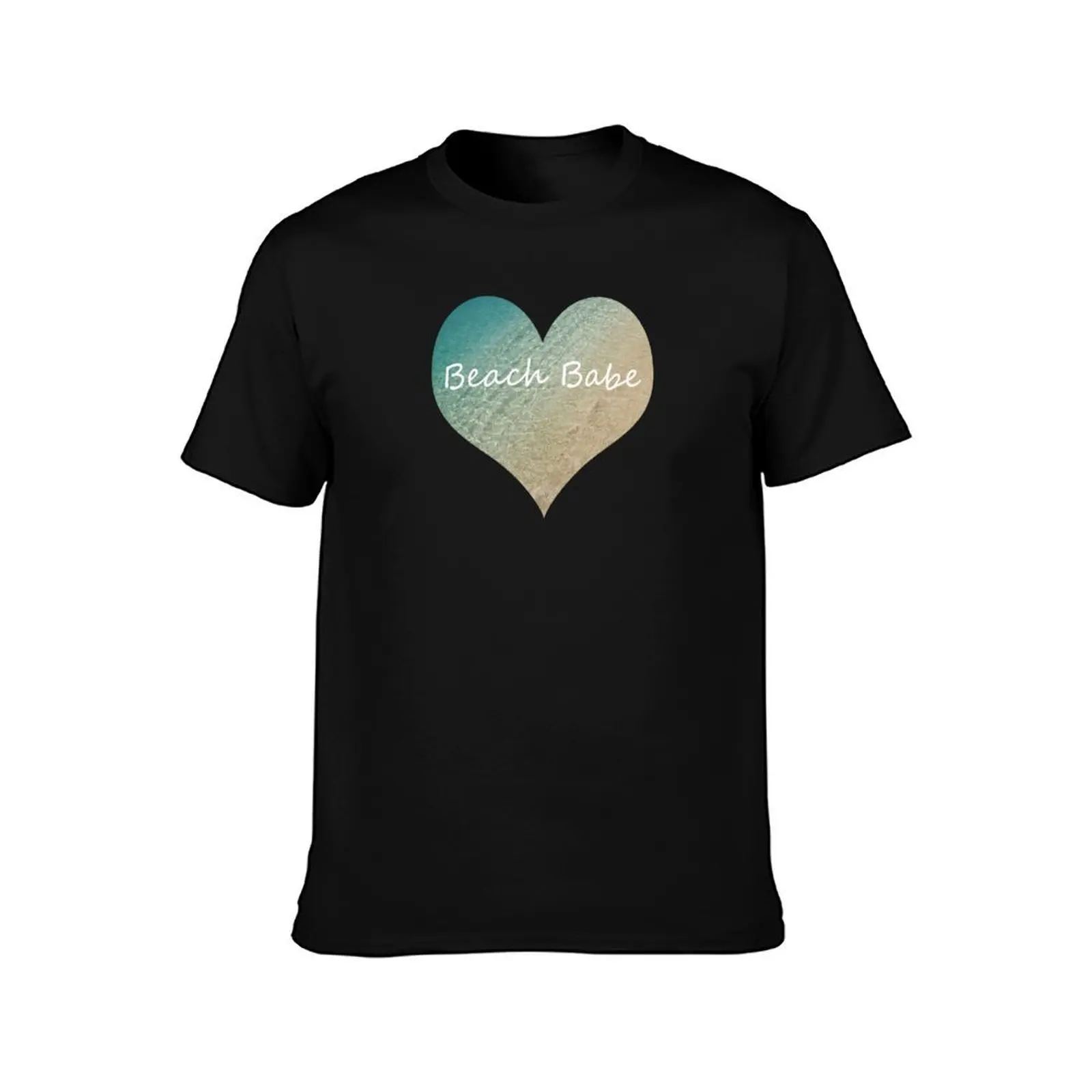 Tropical Turquoise Beach T-Shirt Basic Regular Fit Casual T-Shirt