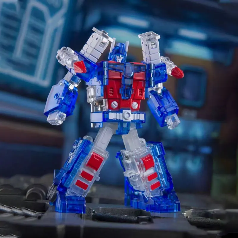 Auf Lager NEUE DR.WU DW-E23 Ultra Magnus Farbe Transparent Edition Transformation Kleine Action Figur Modell Sammlung Spielzeug