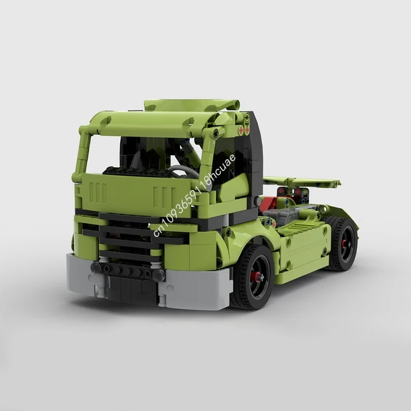 467 個 MOC レーストラックテクニカルモデルビルディングブロック建設組み立てクリスマスギフト DIY アイデア教育レンガのおもちゃ子供