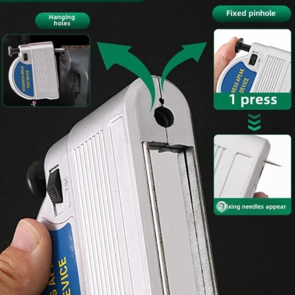 New Automatically Retractable Plumb Bob Magnetic Flexible Plumb Bobs Tool Portable Quickly Stabilize Hammer Line Plumbbob
