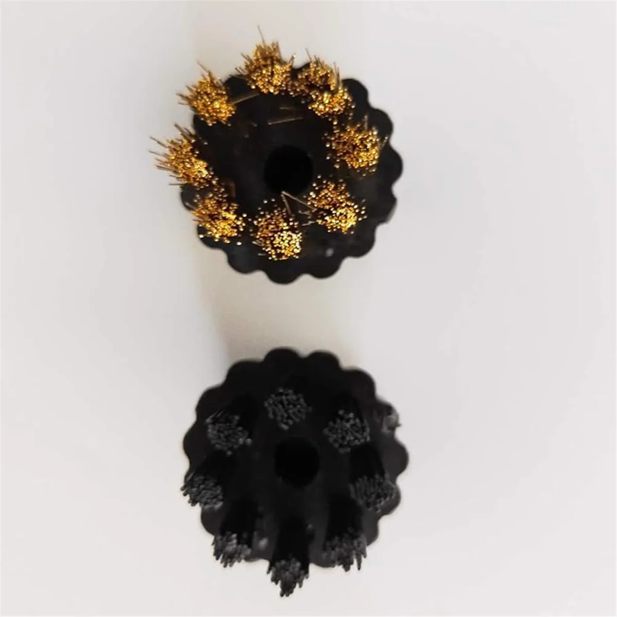 A35T-10PCS Steam Mop Brush Heads Brass Brush Heads Replacement Parts Steamer Cleaning Brush Heads Accessories