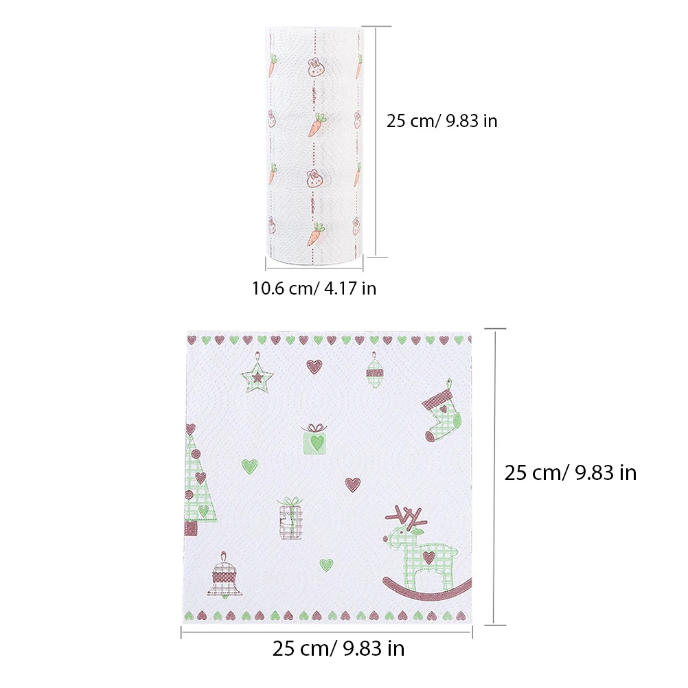 

1 Roll Multi-Purpose Disposable Kitchen Paper Hand Drying Oil Blotting Butcher Paper Roll with Premium Absorbency for Kitchen (