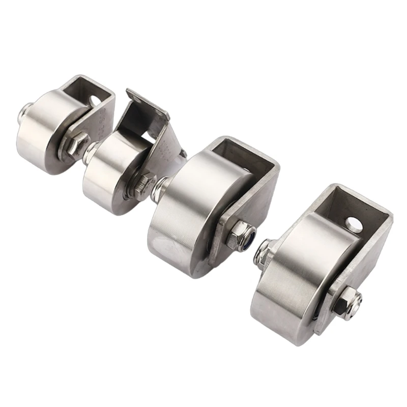 DONG Smooth Guide Pulley Bearing Pulley Cart Roller Push-pulls Load-bearing WheelsEnhances Door Movement