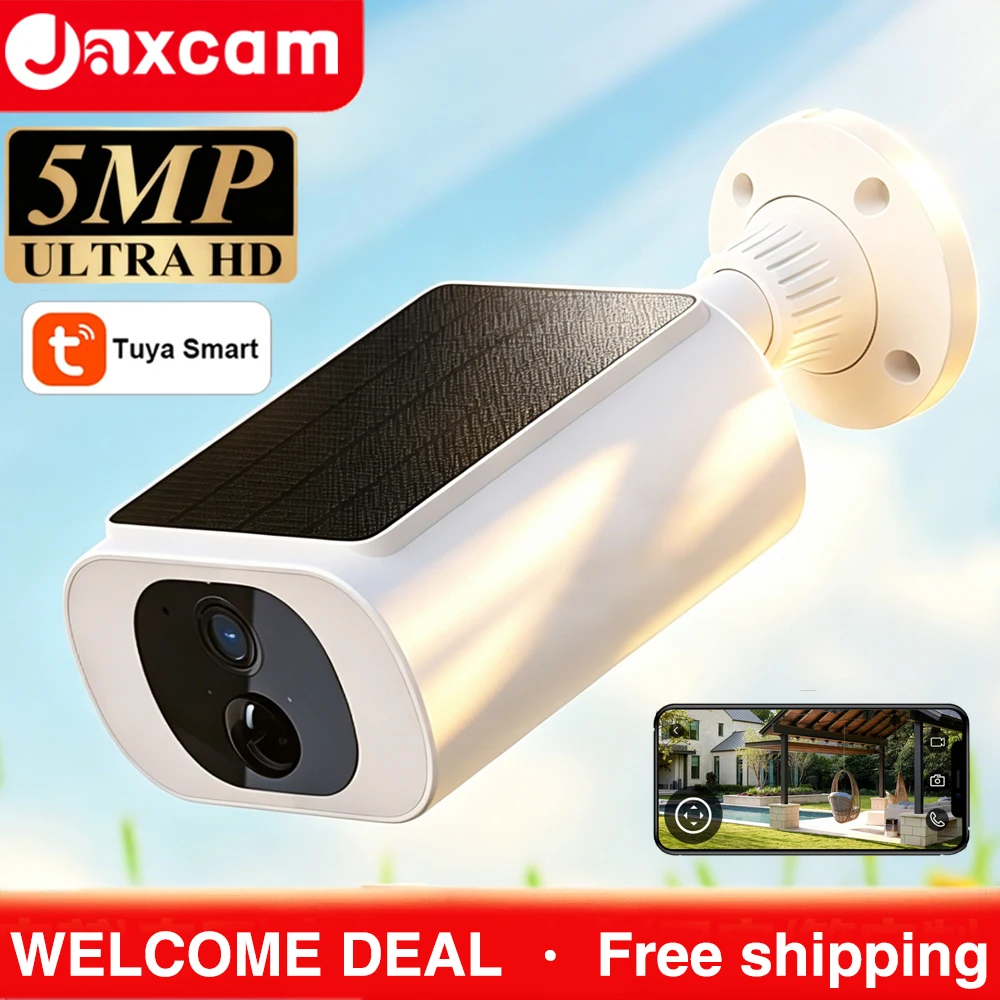 

Tuya Smart Battery Powered WIFI Solar IP Camera 5MP Solar Panel Camera Security Camera Camera Solar Outdoor PIR Motion Detection