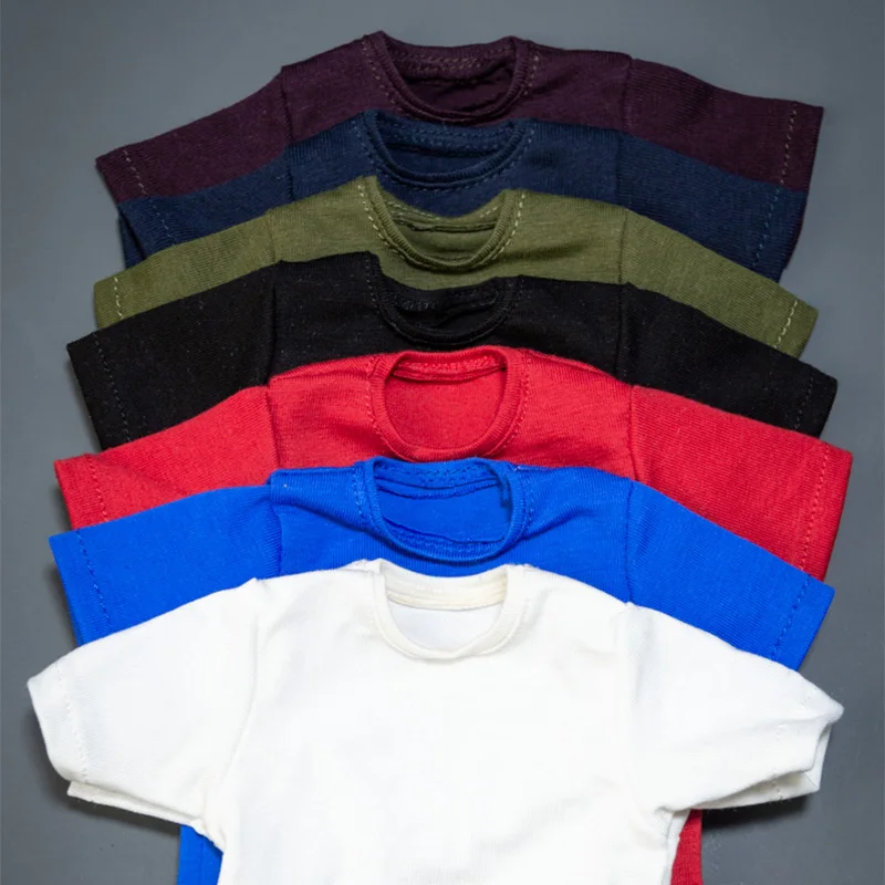 تي شيرت فضفاض بمقياس 1/6 | بلوزة بأكمام قصيرة مقاس 12 بوصة لشخصيات قوية | تي شيرت جندي BJD من الذكور والإناث 1:6 #5