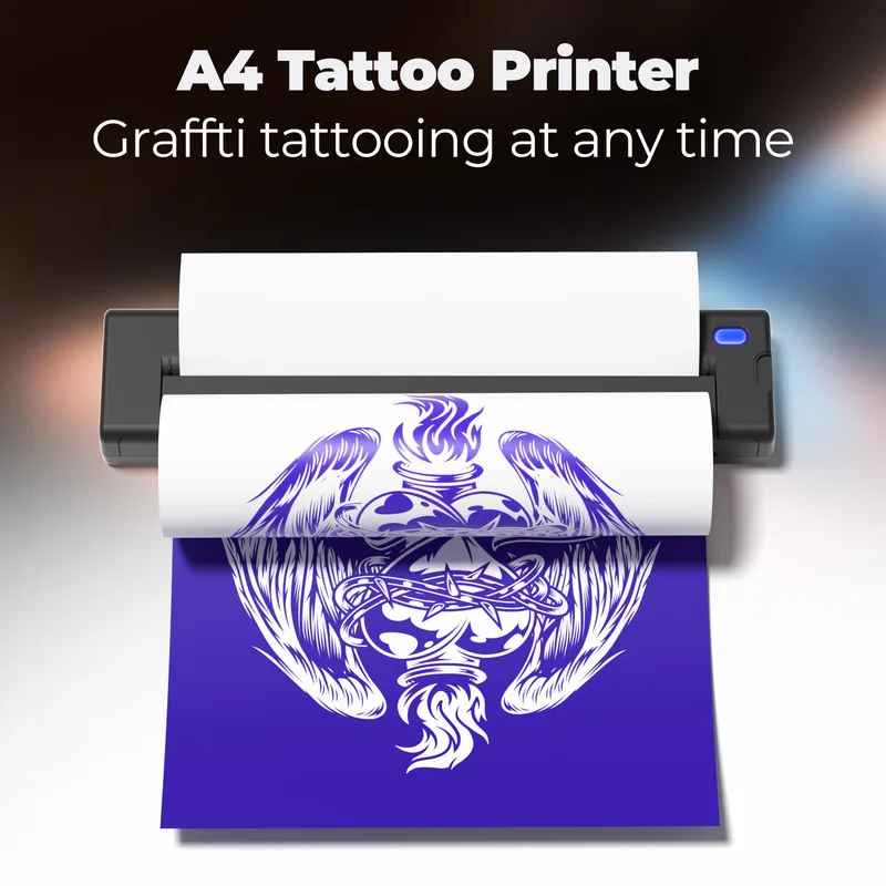 Portable High Clear A46S Thermal Transfer Machine, HD Tattoo Stencil Printing Printer