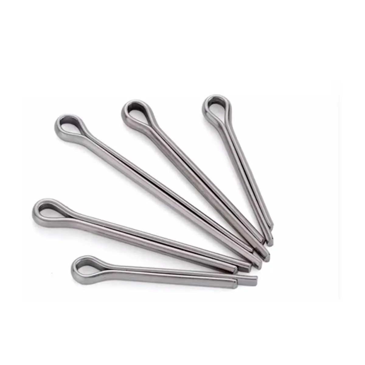 Aço inoxidável em forma de U Pin, Split Pin, grampo de cabelo, GB91, M1.5M2.5M3M4M5M6M8M, 304 Aço Inoxidável