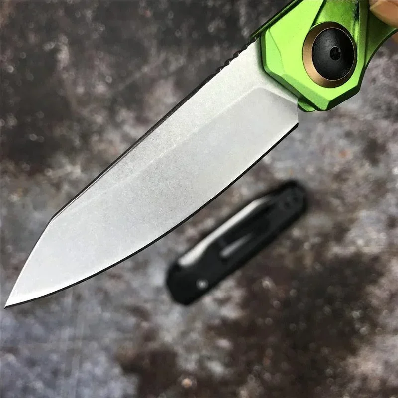 في الهواء الطلق KS 7550 جيب سكين للفرد T6 الطيران سبائك الألومنيوم مقبض EDC التخييم الصيد المحمولة أدوات متعددة الوظائف السكاكين