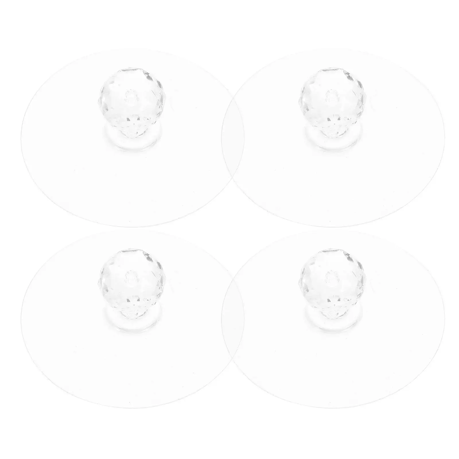 

4 Pcs Cabinet H Balcony Door H Adhesive Adhesive Drawer Pulls Closet H les Push Pull Design Balcony Door Hardware