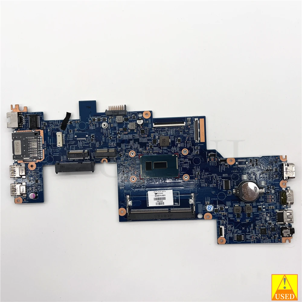 USED Laptop  Motherboard 15249-3 448.07E03.0031 for HP  11 G2 WITH 809874-601 SR244 i3-5005U Fully Tested 100% Work