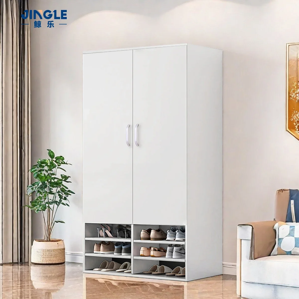 

металлические шкафы Многофункциональная мебель для спальни с местом для хранения обуви под входной шкаф