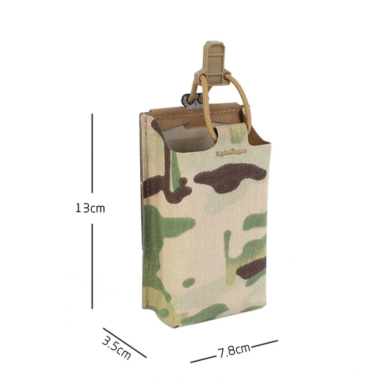 Rompi Taktis Molle 5.56 Kantong Mag Tunggal Kit Alat Serbaguna Luar Ruangan Papan Tegris Asli Luar Ruangan