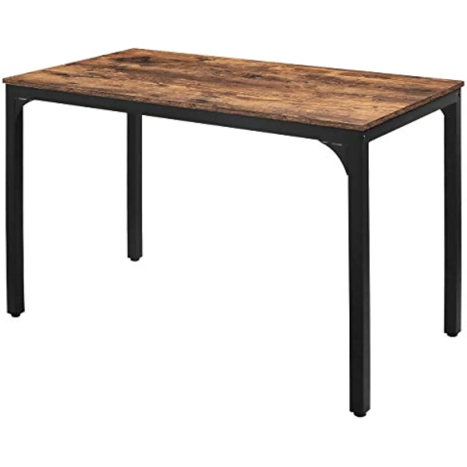 

47 Kitchen Table, Industrial Dining Table for Small Places, Dining Table with Adjustable Foot, Space Saving Dinner Room Table