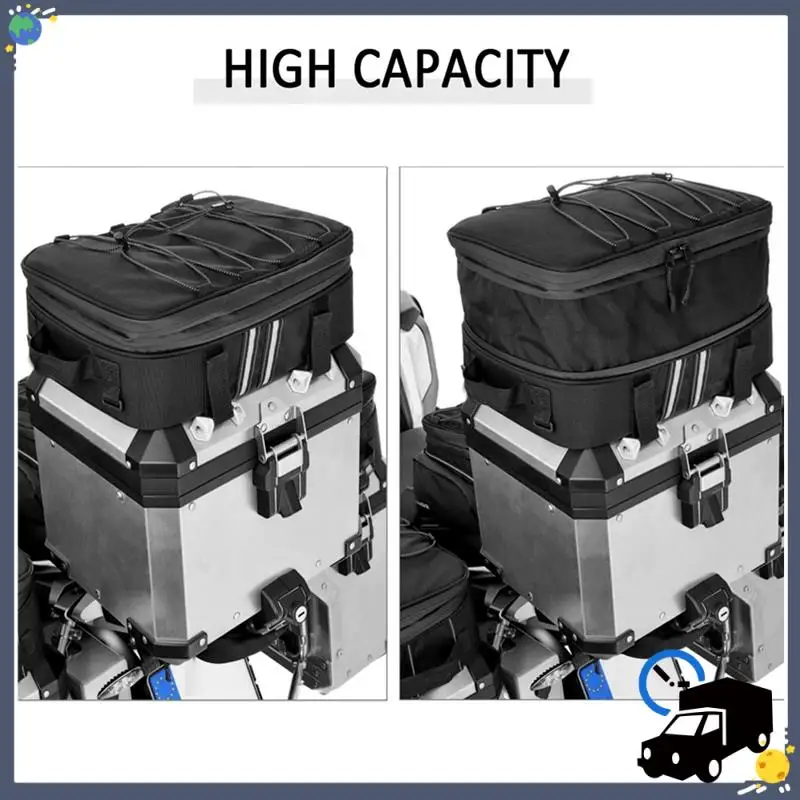 

Lasting 2PCS Motorcycle Aluminum Case Left&Right Luggage Bag Rear Seat Tail Box Bag For BMW R1200GS R1250GS F650GS F700GS F750GS