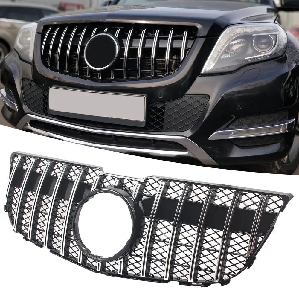 Car Front Bumper Grille Grill For Mercedes Benz X204 GLK300 GLK350 2013-2015