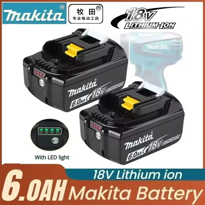 

Makita 18V 6Ah18650 for Makita Battery BL1830B BL1850B BL1850 BL1840 BL1860 BL1815 Replacement Lithium Electric tool Battery
