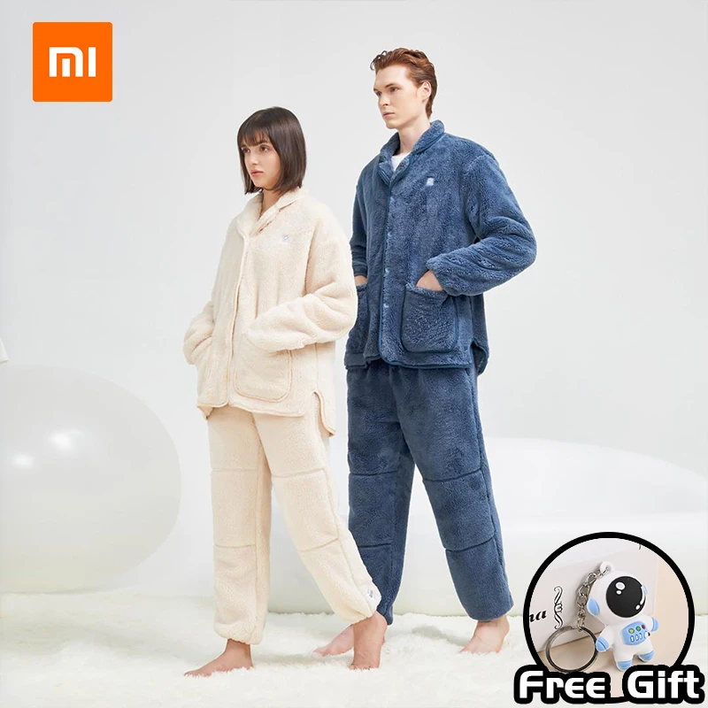 Xiaomi SUPIELD Winter Air Gel Warm Suit Home Suit Class 3A Antibacterial Cold Proof Top and Pants for Men and Women