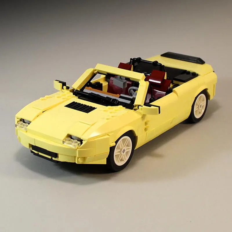 New MOC (2in1) AC Cobra and Miata MX5 Fit 10271 City Model Buiding Kit Creators Block Bricks Toys For Kids Birthday Gifts Boys