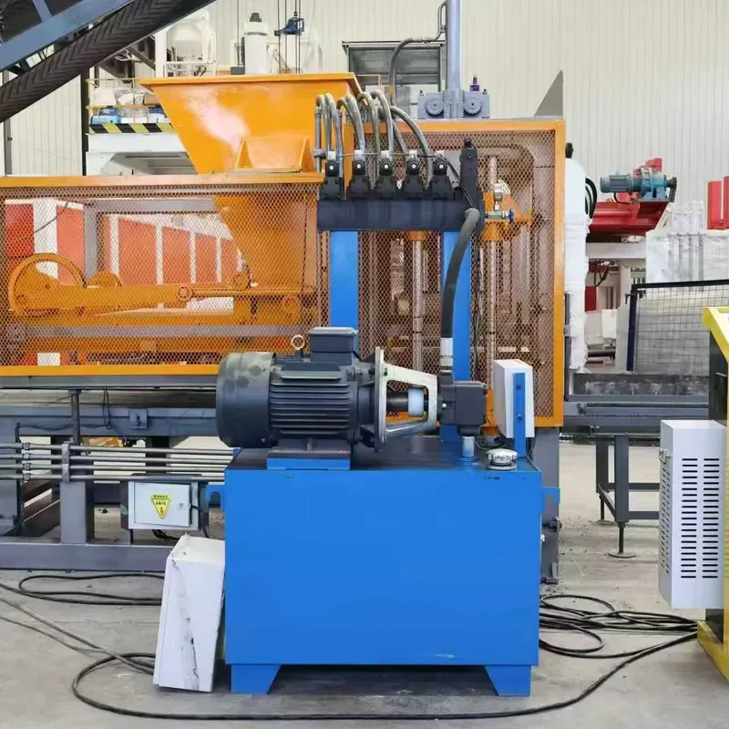 QT4-15 Automatic Hydraulic Block Making Machine Mul-purpose Concrete Hollow Block Paver Forming Equipment Brick Making
