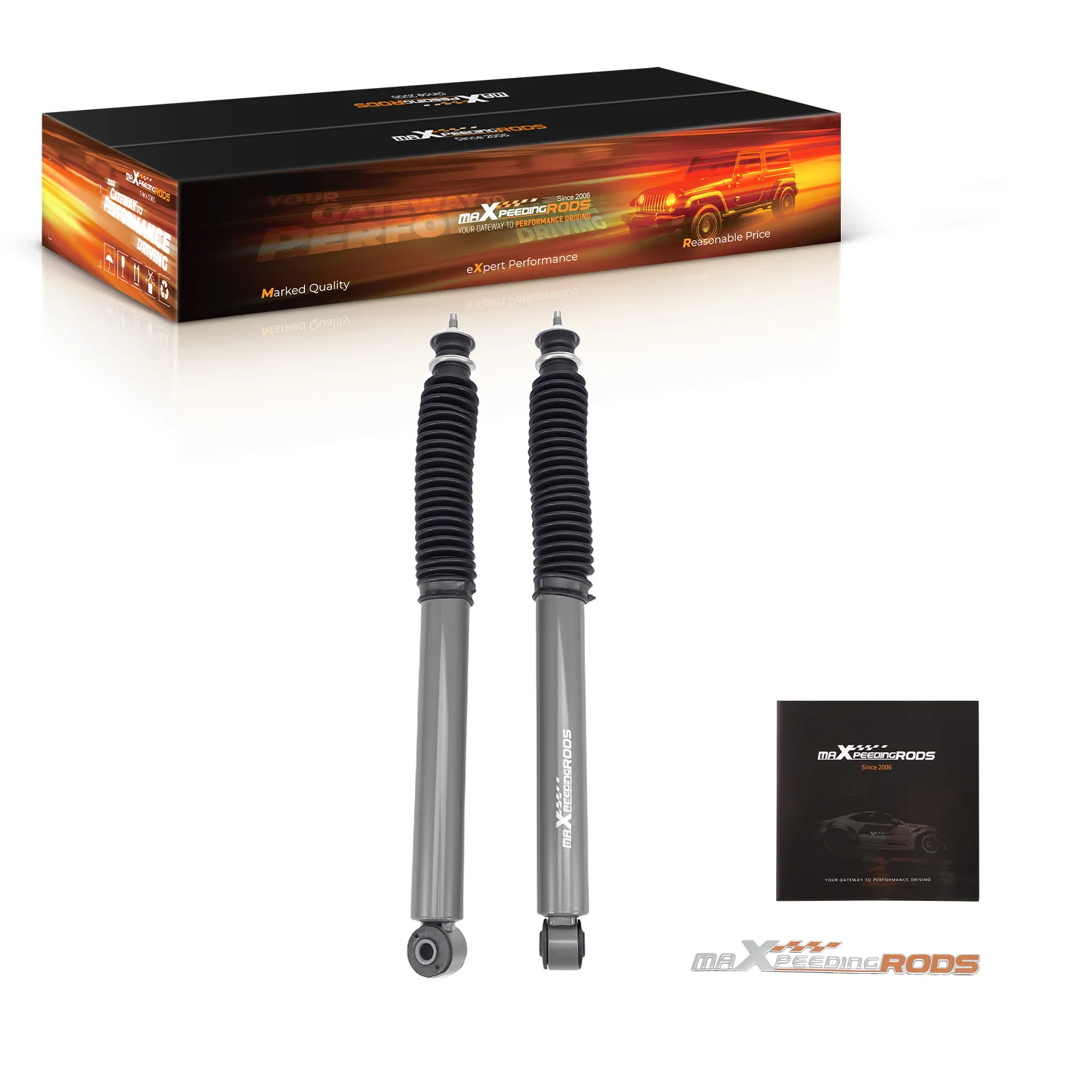 

Rear Lowering Kit Shocks for Ford F150 97-03 2-4" Drop Height Performance