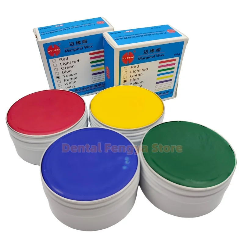 80g Dental Lab Marginal Wax Material Pattern Former Wax Casting For Internal Crown Inlay Cervical Edge Adsorption Denture Edge