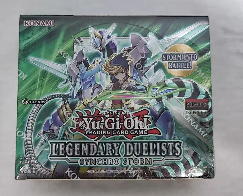 Yugioh KONAMI Duel Monsters TCG Legendary Duelists Synchro Storm LED8  English 1st Edition Collection Booster Box - AliExpress 26