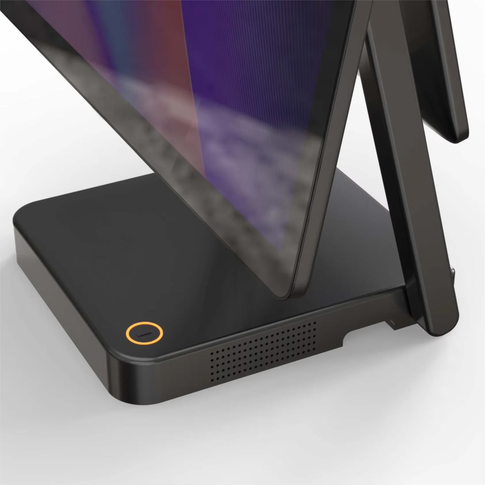 접이식 스탠드가 포함된 Elegent 15.6인치 Windows 10 금전 등록기, 1920*1080 터치스크린 POS, 10.1인치 클라이언트 스크린, 레스토랑 POS