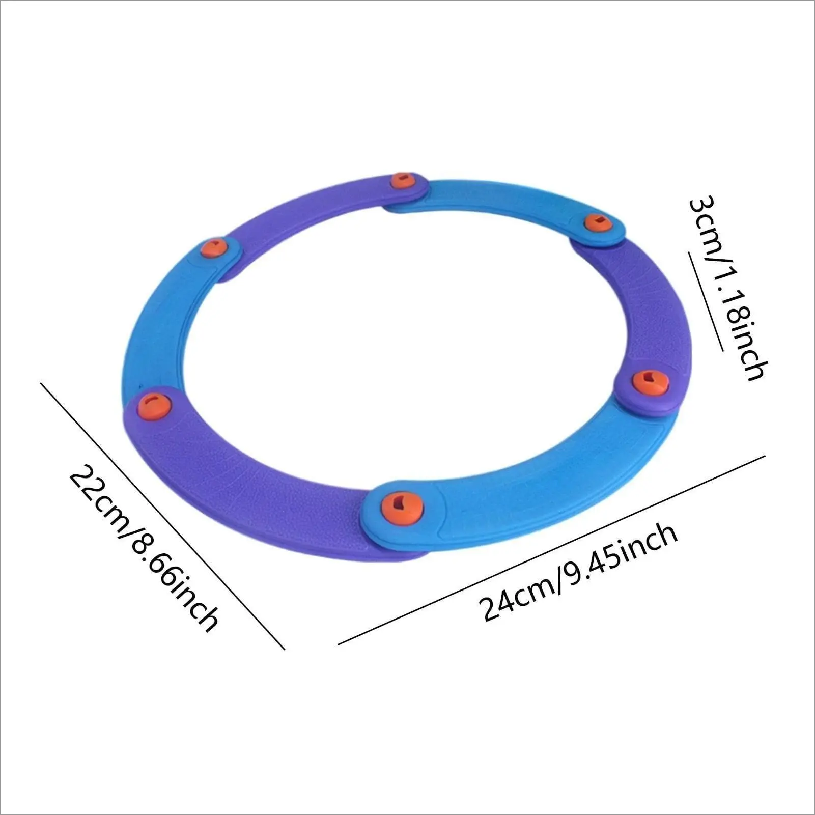 Folding Boomerang Flying Ring, Soft Foam Wind Resistant Outdoor Game, Easy to Throw Family Leisure Activity
