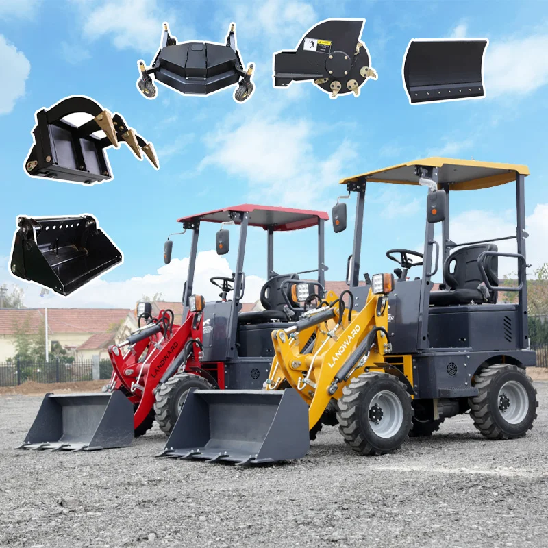 Factory Direct Sales New Energy Wheel Loader Engineering Stone Transport Vehicle Hill Descent Control Electric Loader Customized