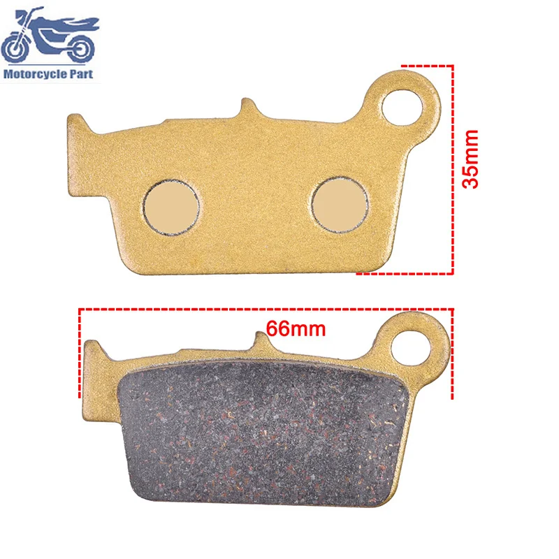 Motorcycle Rear Brake Pads For YAMAHA YZ 125 R/S/T/V/W/X/Y/Z/A/B/D WR 250 FR/FS/FT/FV/FW/FX/FY/FZ/FA/FB/FD WR 450 YZ 250 450  #5