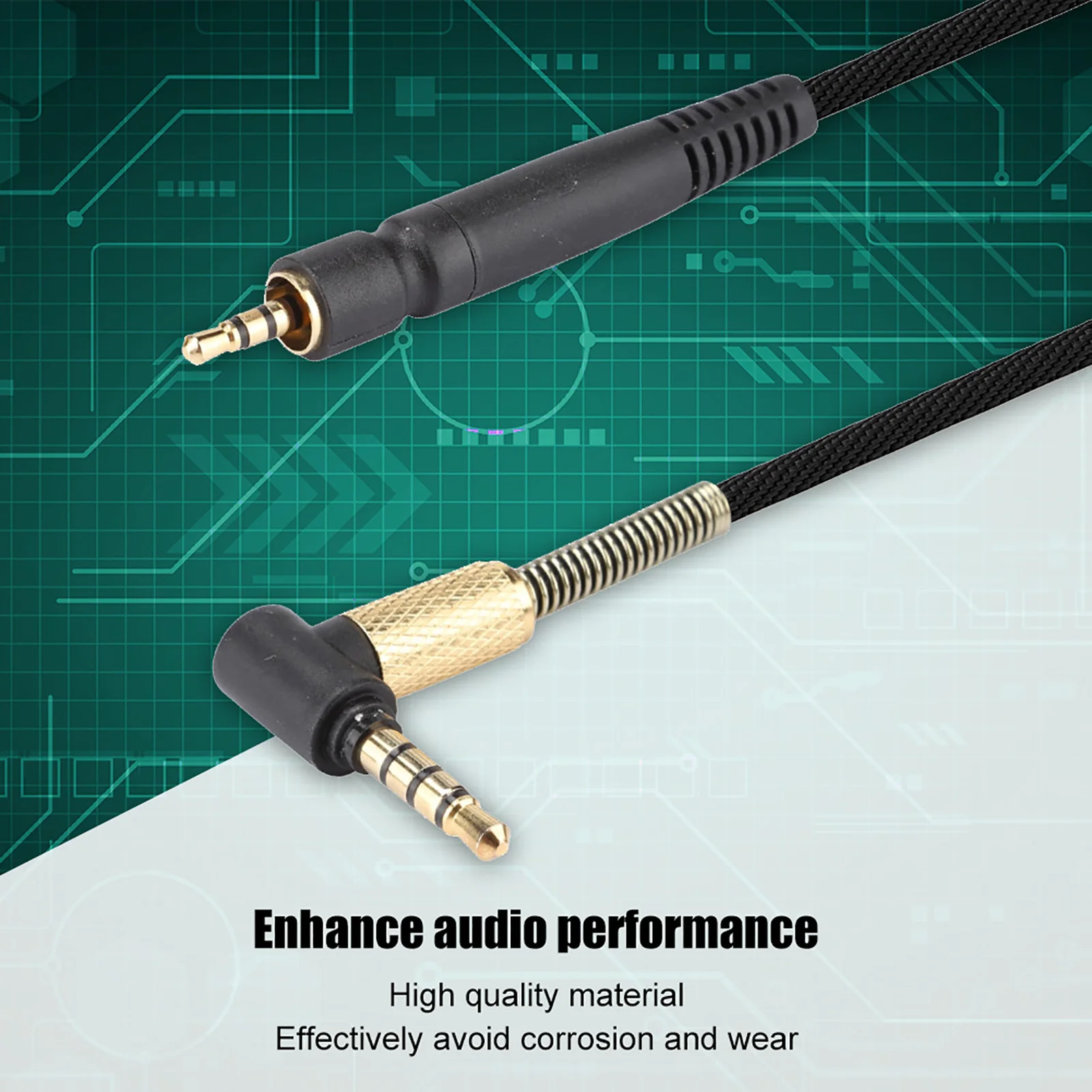 Kabel Headphone Gaming untuk Sennheiser G4ME ONE/PC 373D/PC37X GSP350/500/600 Kabel Headphone Gaming Jalur Headset Gaming