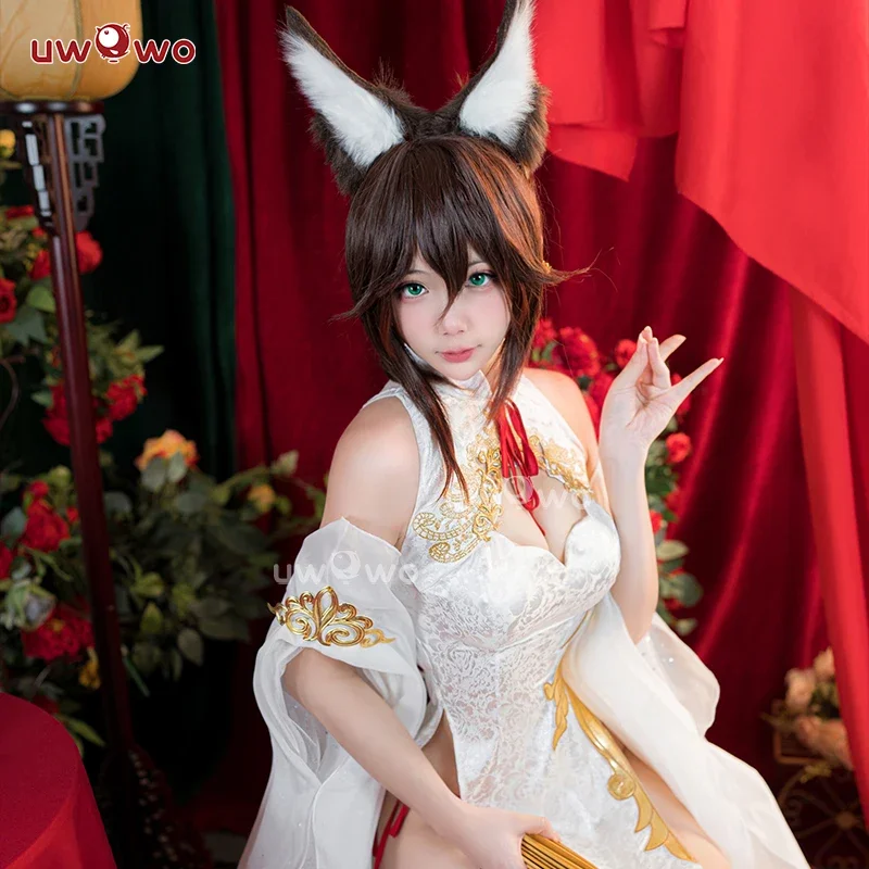 UWOWO Honkai Star Rail Fanart Tingyun Qipao vestido Cheongsam Cosplay disfraz Ting Yun Qipao vestido traje @ 0Z *