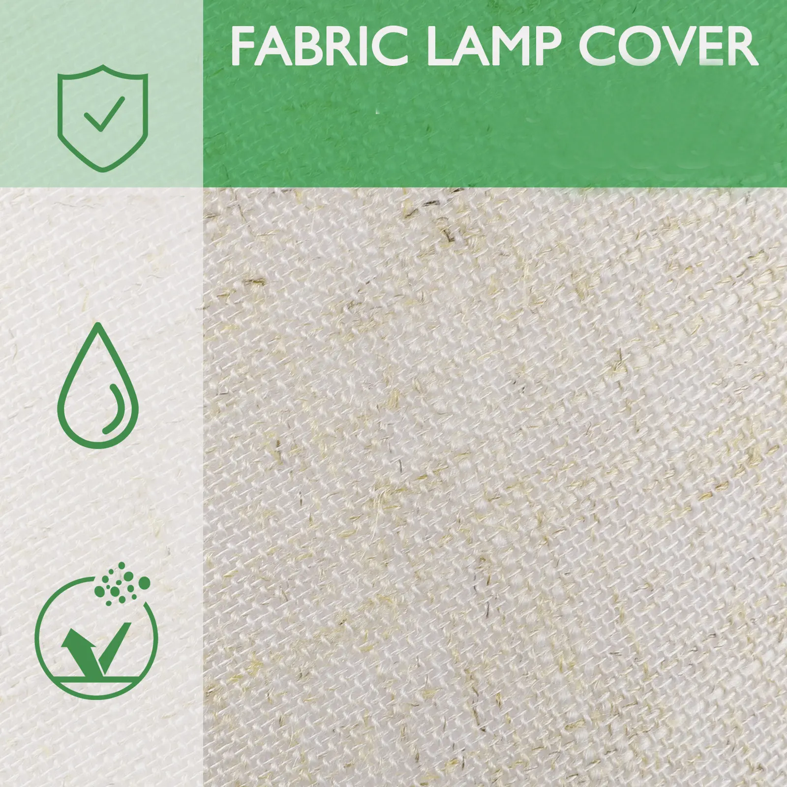 Fabric Lampshade Stable Structure Soft Light Table Lamp Floor Lamp Shade Dust Protection Bedroom Living Room Floor Light Shade