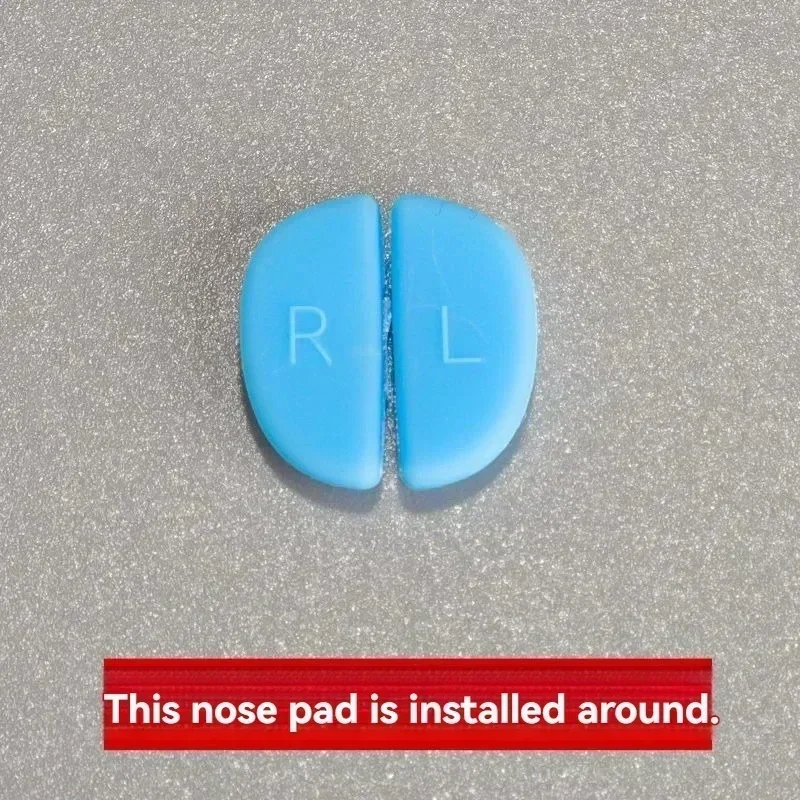 Silicone Anti-slip Nose Pads for Glasses Push on Nose Pads Repair Tool Eyeglass Sunglasses Eyewear Accessories 안경 코패드 Nose Pads