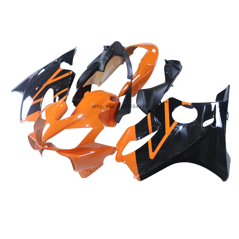 

Fit for 2004-2007 CBR600 F4I Mold Fairing Orange Black Customized
