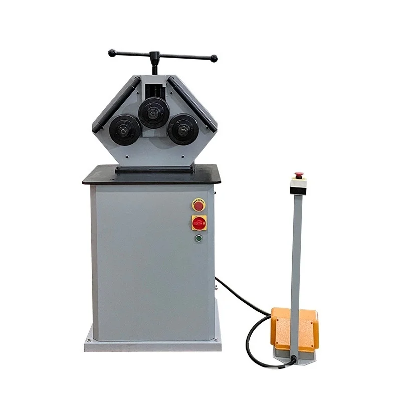 Electric Three Roll Circular Winding Machine With Vertical Parallel Steel bending machine