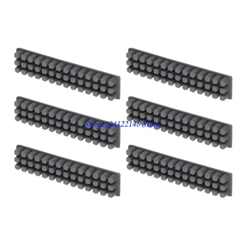 

P9FA, 6 шт., набор кистей для чистки сопел для лаборатории, мини-3D-принтер, рассадник, эффективность, очистка сопел, силикон