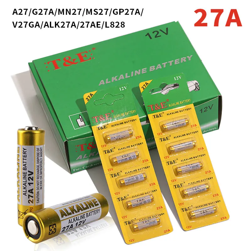 

5-50pcs 27A 12V Battery A27 MN27 27AE GP27A L828 K27A Alkaline Batteries for Door Lock Fan Remote Control Vehicle Alarm Car Key