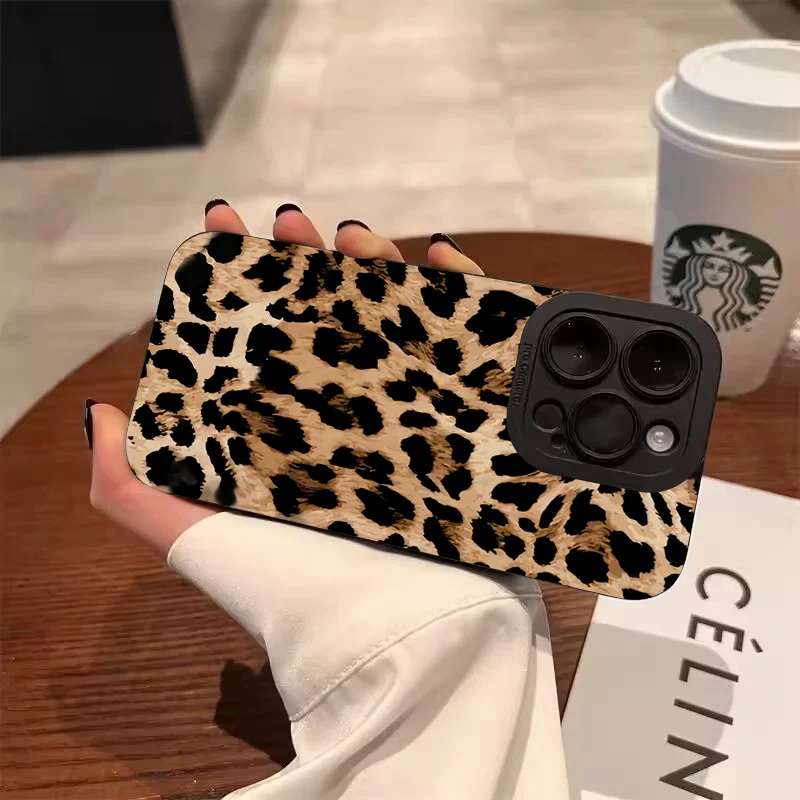Animal Print Leopard Print Soft Case For IPhone 15 14 13 12 11 Pro Max Cover For IPhone XS XR 7 8 Plus Case Cover Funda Bumber