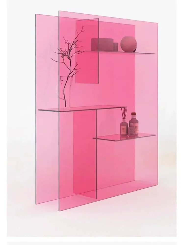 Prateleira de vidro minimalista italiana