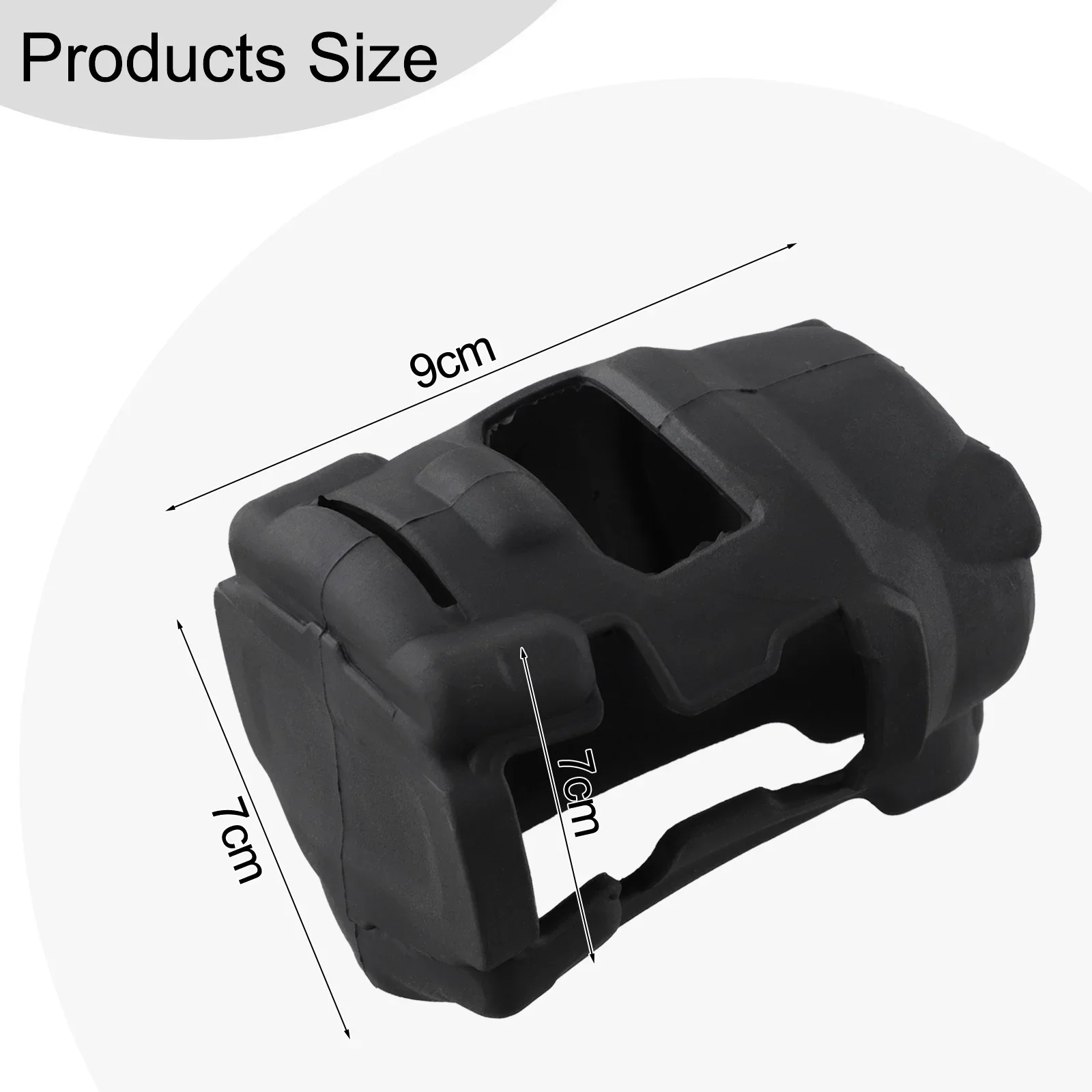 

Black as Picture Black Wrench Cover Maintenance Environment Easy Install And Removal Lightweight Design Fits For DCF850