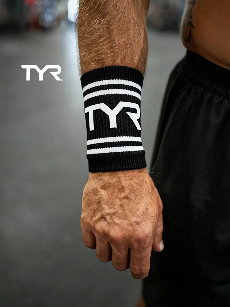 tyr-knitted-professional-training-wristbands-fitness-sweat-absorbent-badminton-basketball-volleyball-sports-wrist-protectors