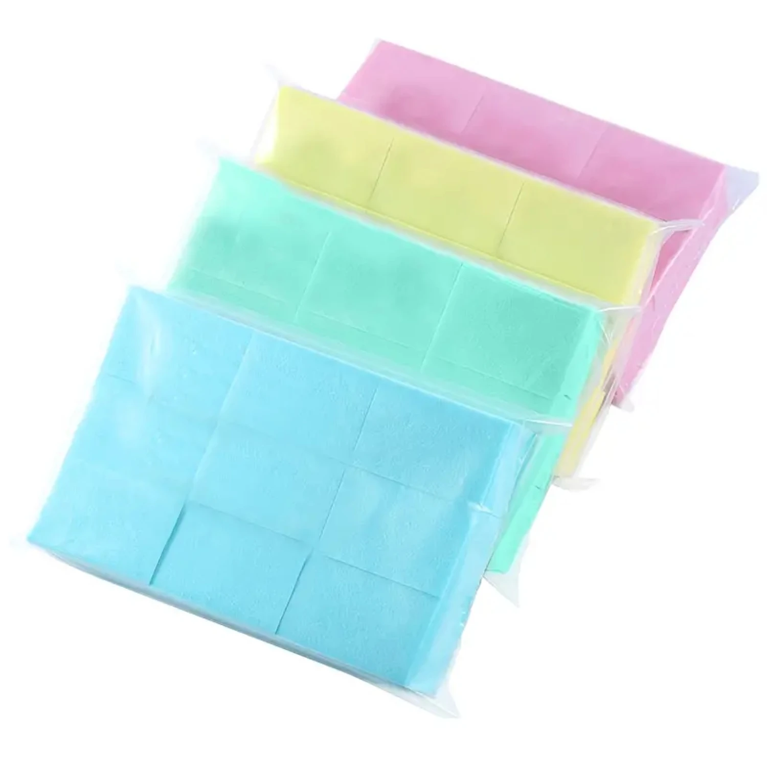 مناديل أظافر ناعمة خالية من الوبر للاستعمال مرة واحدة - 1000 قطعة لإزالة طلاء الأظافر من الأكريليك والجل بشكل فعال