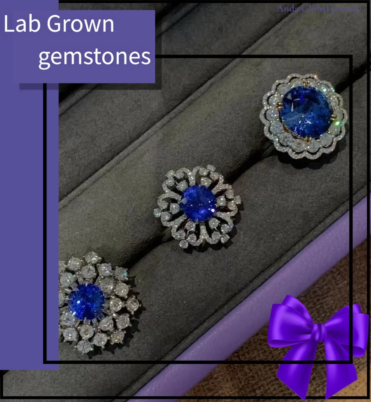 

M-Lab выращенный сапфир королевского синего цвета круглой огранки AAA + герметичность для установки ювелирных изделий и индивидуального дизайна на выбор Сертификат AGL